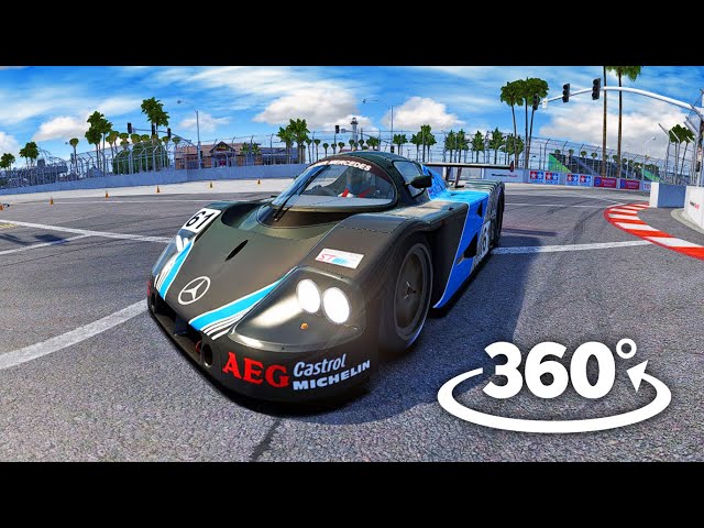 Car racing 360° Mercedes Benz C9 1989 LM Onboard VR Experience