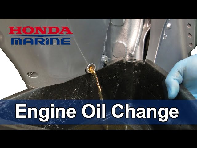 Honda Marine DIY Engine Oil Change