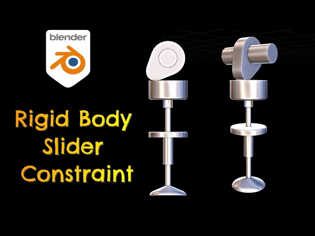 Rigid Body Slider Constraint | Blender 4.2 Tutorial