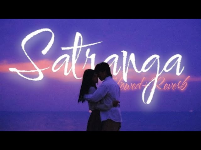 Satranga❤️🎧|| Slowed+Reverb || Unique Sounds