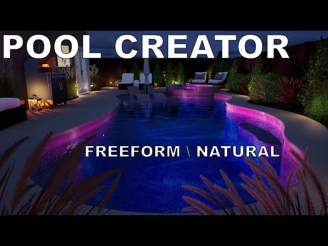 The Honeycutt Pool - Pool Creator Pro 3D Model