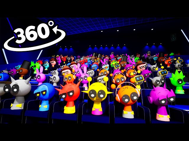 Incredibox Sprunki Baby Sinner Edition  360° VR: CINEMA HALL 3D VR Animation New version