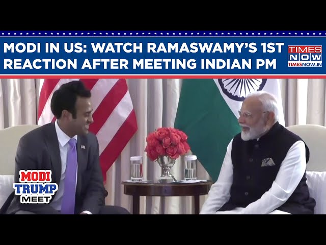 Modi In US: Watch Vivek Ramaswamy’s 1st Reaction After Meeting Indian PM| What Was Discussed? Watch