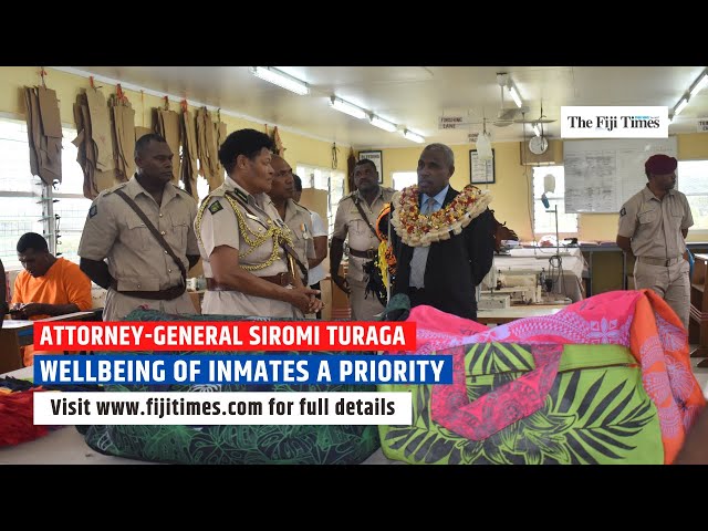 THE FIJI TIMES | AG Siromi Turaga tour of the Naboro facility