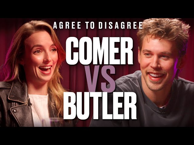 Austin Butler & Jodie Comer Argue Over The Internet's Biggest Debates | Agree To Disagree