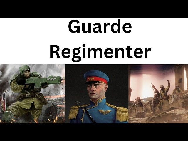 Warhammer 40 Lore die Guarde oder Astra militarum