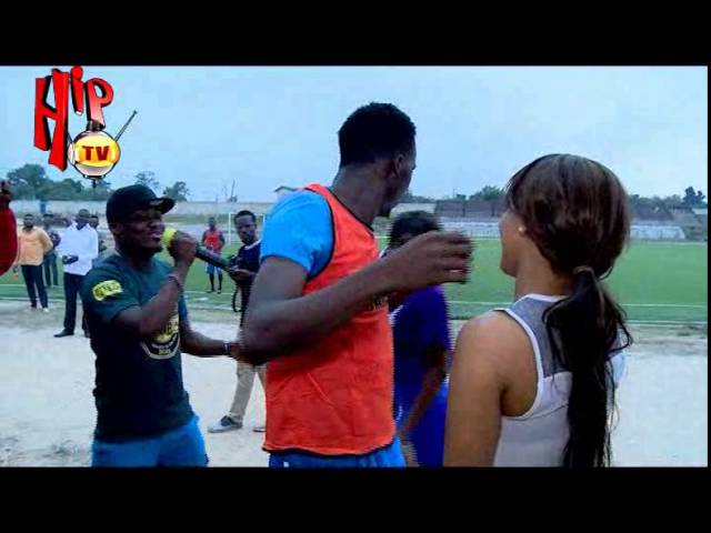 AKPORORO PROPOSES TO GIRLFRIEND ON FOOTBALL PITCH (Nigerian Entertainment News)