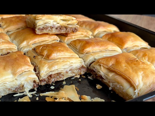 MAKING PASTRY WITHOUT ROLLERS ❗. QUICK AND EASY RECIPE