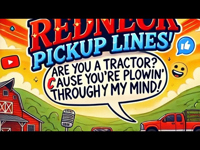 Redneck Pickup Lines: 16 of the Most Ridiculous Pickup Lines Compilation