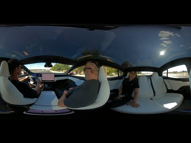 Tesla Model S PLAID LAUNCH event in 360