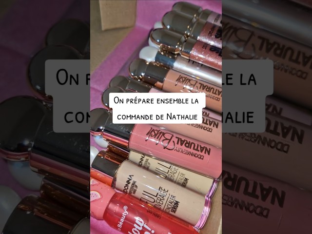 Commande de Nathalie🌹#lipstick #viral #yt #beauty #lipgloss #makeup #order #unboxing #ytshorts #fyp