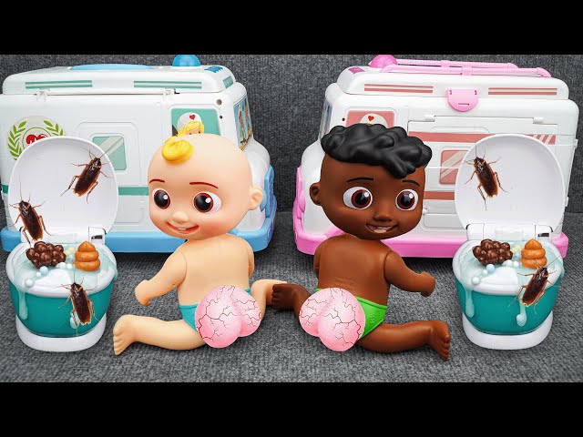 ASMR Cocomelon Doctor Toys Unboxing | Satisfying Unboxing Barbie Doll, Ambulance Playset | Toy ASMR