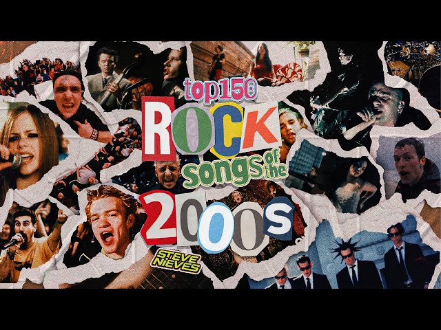 Top 150 Rock Songs of the 2000s | The Ultimate Countdown | Dj Steve Nieves Mix