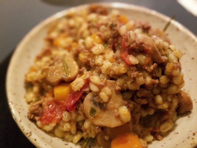 Beef Barley Mushroom Casserole & Carrots in Instant Pot - The 360 Chef Recipe How-to Ambisonic sound