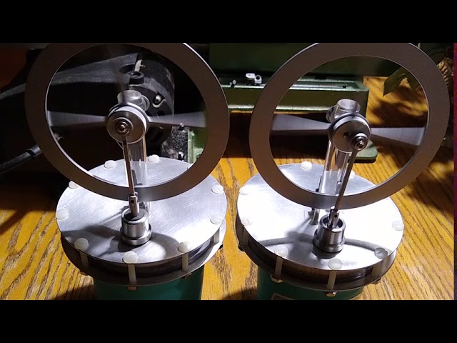 Displacer vs. Regenerator, LTD Stirling engines, side by side comparison.