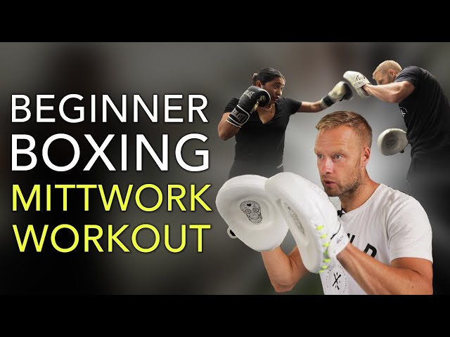 Pad Workout For Beginner Boxers | 5 Minute Follow Along Boxing Workout