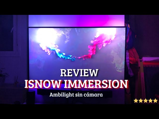 Siente la inmersión total en tus películas y series favoritas con el Ambilight iSnow Immersion