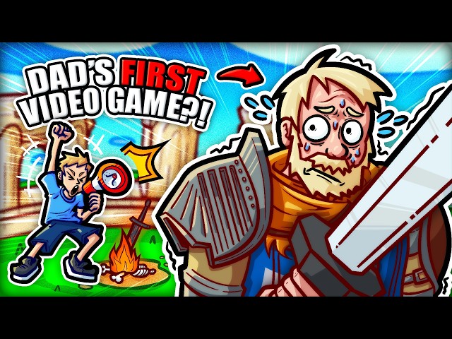 Can My Dad Beat Dark Souls As His FIRST Video Game Ever?