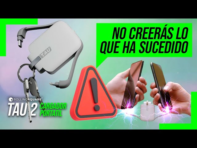 ¡Descubre el TAU 2! 🔑🔋 Llavero Power Bank 3 en 1: Reseña y Unboxing en Español 📦✨