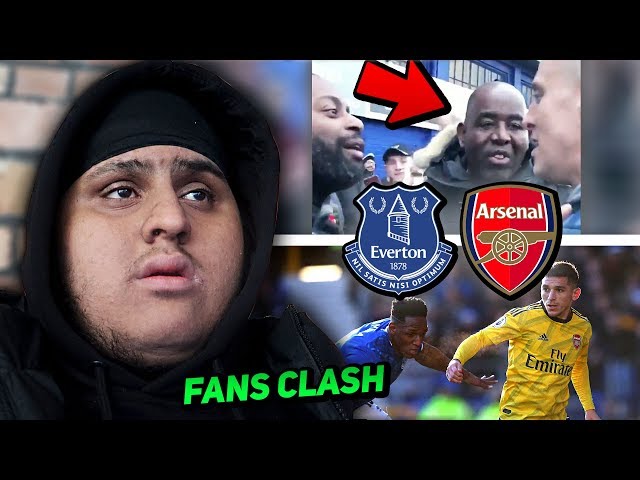 EVERTON vs ARSENAL 0-0 | AFTV OUT CHANTS & ROBBIE CLASHES WITH HOOLIGANS (Vlog)