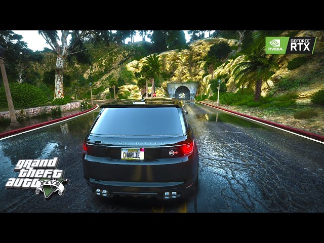 GRAND THEFT AUTO V | NEXTGEN REALISTIC DRIVING RANGE ROVER IN CALIFORNIA 4K 60FPS !