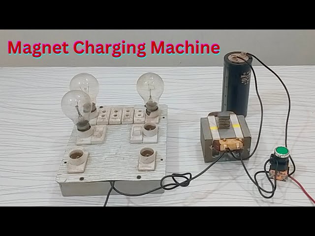 How To Make Magnet Charging Machine With Microwave Oven Transformer At Home