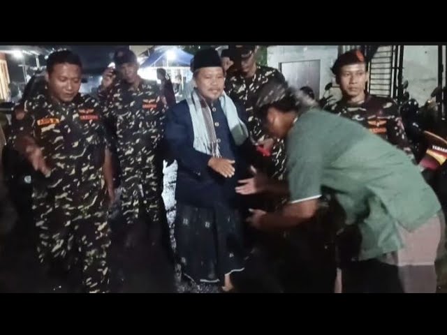 Penceramah Asli Pribumi Kyai Misbahuddin dari Tegal di Kawal Ketat di Desa Pelutan Kec. Pemalang