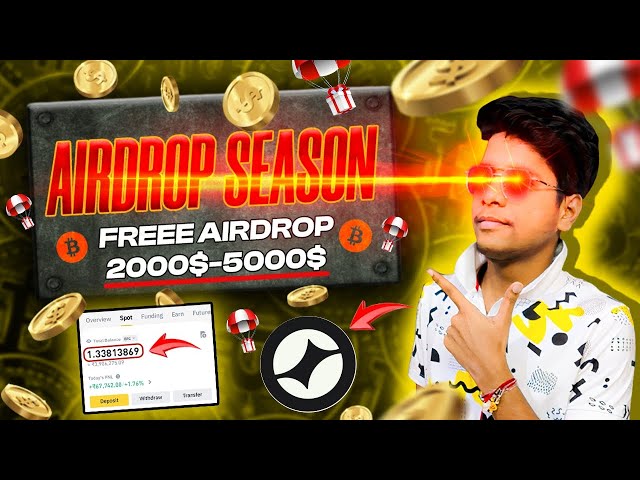 😱😱 Earn Freee Gauranteed 5000$ From Airdrops | Biggest Crypto Airdrop of 2024 | Best Airdrop 2024