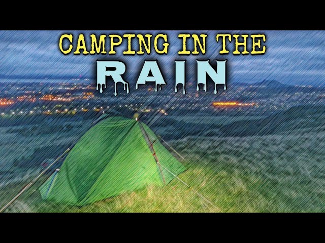 Solo Camping in the Rain - Almost Calm Before The Storm!