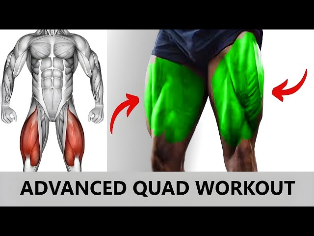 ADVANCED QUAD WORKOUT  MUSCLE BUILDING WORKOUT  QUAD WORKOUT AT GYM