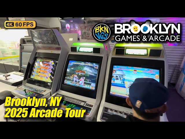 Brooklyn Games & Arcade (Brooklyn NY), new January 2025 arcade tour, full 4K walkthrough