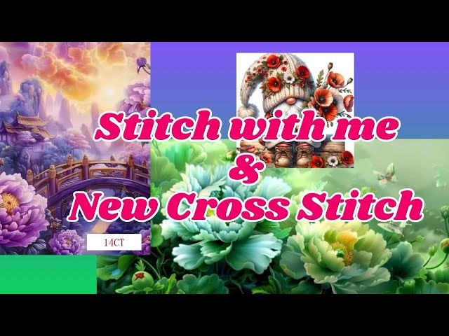 Stitch with me & New cross stitch