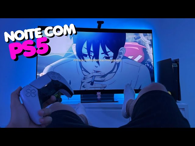 Uma noite perfeita com meu PS5 - Vlog gamer