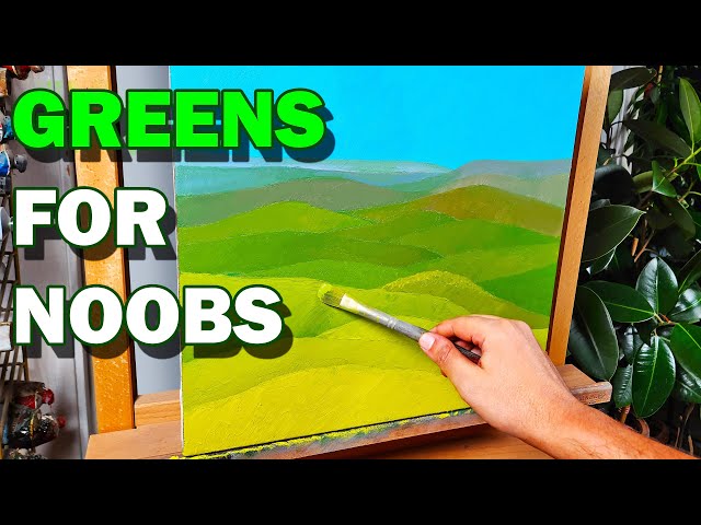 Discover the MAGIC of Green in Landscape Painting | Made for Beginners