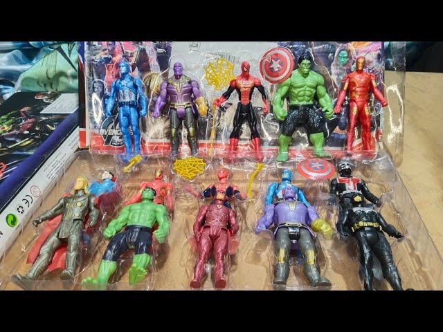 AVENGERS TOYS/Action Figures/Unboxing/Cheap Price/Spiderman,Ironman,Hulk,Thor/Toys