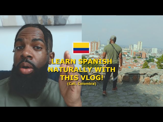 Learn SPANISH With This SPANISH VLOG: 1st Day in Cali, Colombia 🇨🇴 (Subtítulos incluídos)