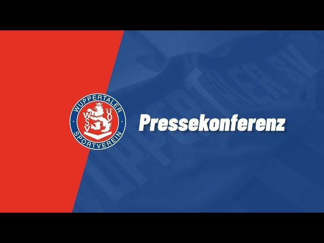 Pressekonferenz nach Wuppertaler SV - MSV Duisburg | Regionalliga 24/25