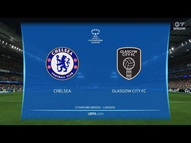 Chelsea women 2-1 Glasgow women, champions league match highlights