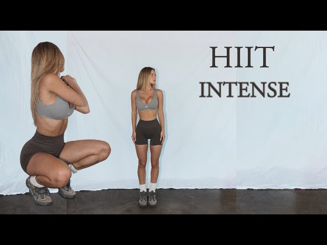 Intense HIIT workout to lose weight * 20 mins