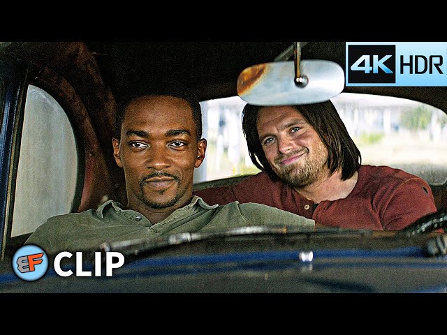 "Can You Move Your Seat Up" Scene | Captain America Civil War (2016) 4K HDR Movie Clip