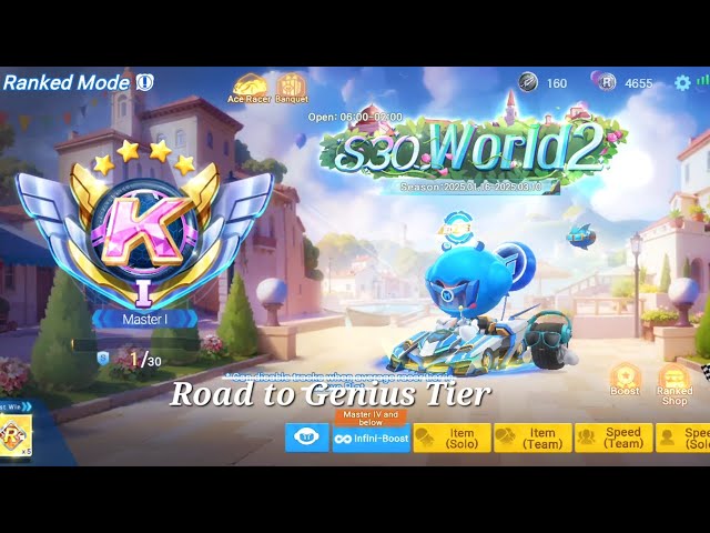 KartRider Rush+ - Season 30: World Tour 2 - Ranked Mode - Road to Genius Tier - Gameplay