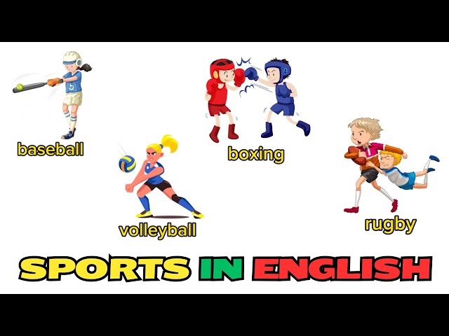 Learn Simple Sports in English || English Listening and Speaking || Learn English