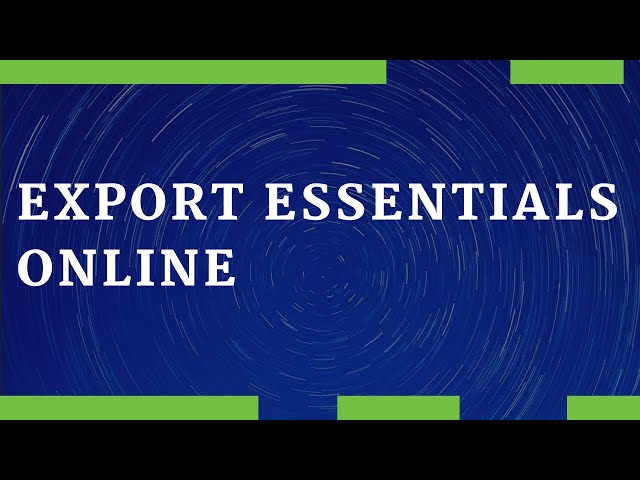 Master Exporting Anytime: Explore Export Essentials Online!