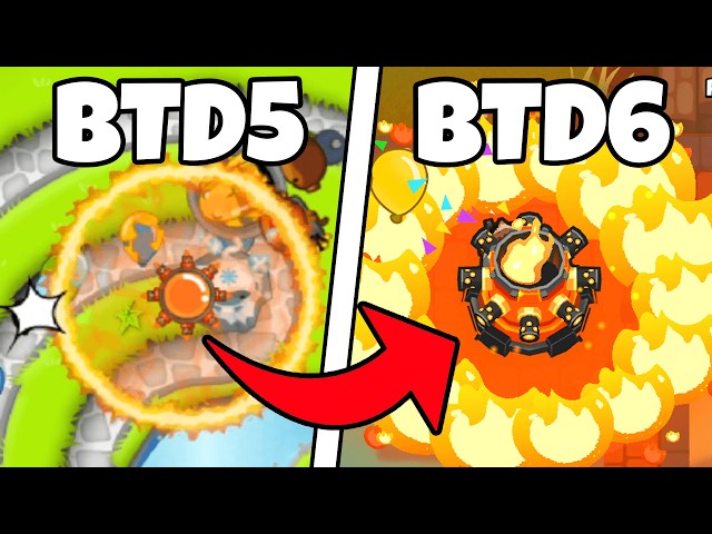 How Each Monkey Changed from BTD5.