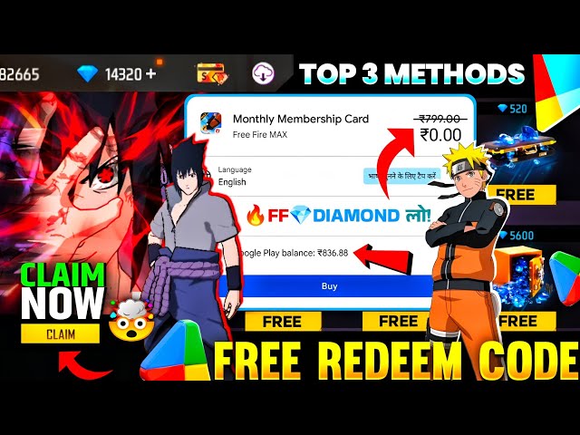 Top 3 - Free Redeem Code App 2025 | Google Play Redeem Code | Free Redeem Code