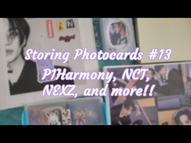 Storing Photocards #13 ✨ft. P1Harmony, NCT, NEXZ, and more!!