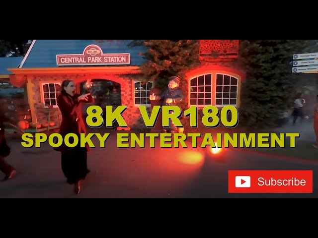 8K VR180 3D Dreamworld Halloween - Show at event (Travel videos, ASMR/Music 4K/8K)