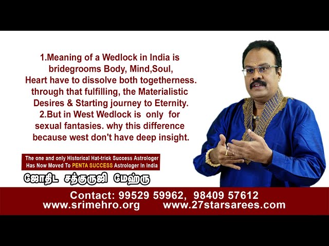 Wedlock in India is bridegrooms Body,Mind,Soul,Heart have to dissolve in togetherness.