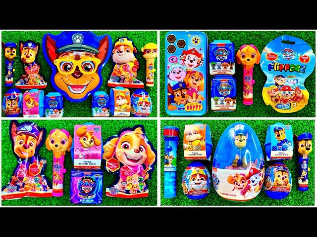 🎁 1 hour HUGE Unboxing PAW PATROL Toys 🐶 ASMR NO Talking video