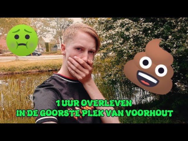 1 UUR OVERLEVEN IN DE GOORSTE PLEK VAN VOORHOUT🤮!